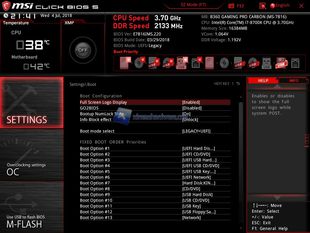 MSI B360 BIOS 7